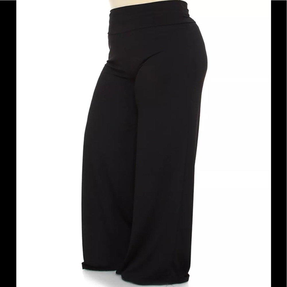Plus Size Palazzo Pants Basic Simple - image 3